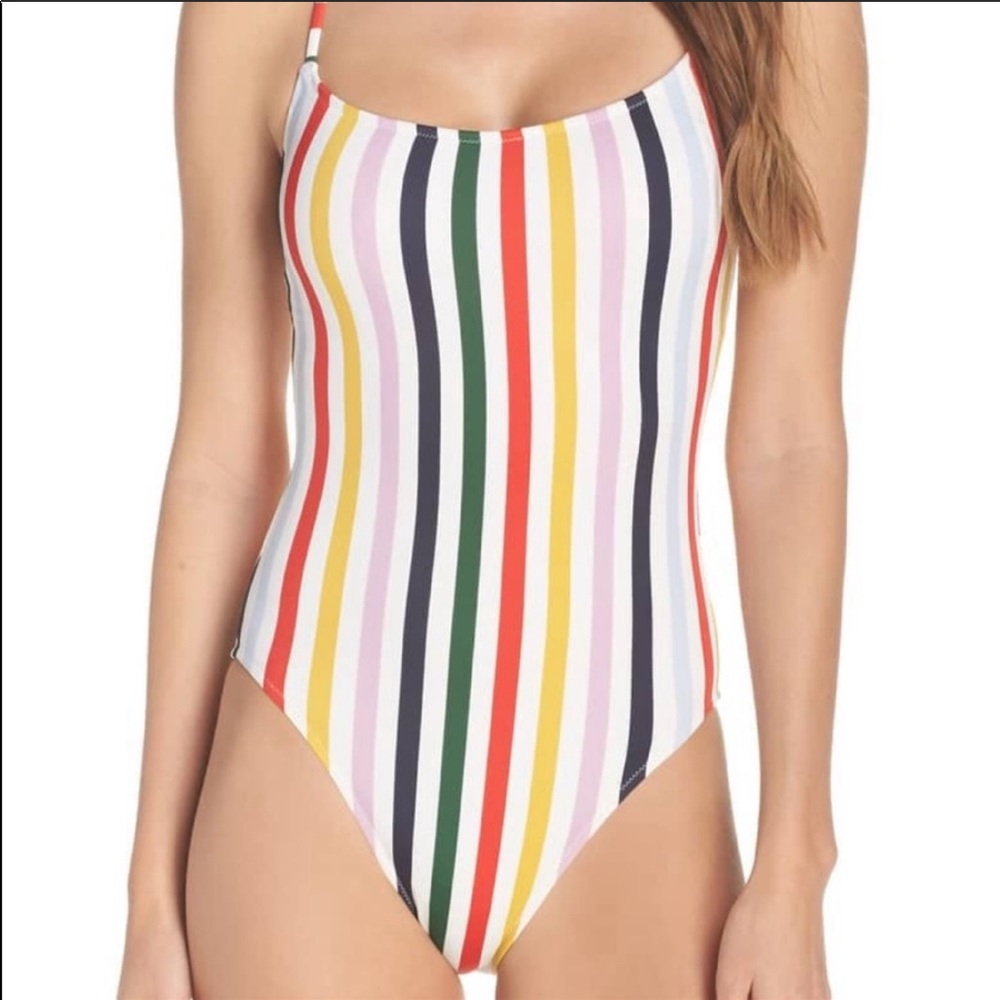 Jcrew Rainbow Open Back one piece